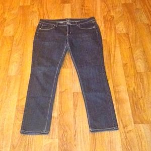 White House Black Market black Jeans size 14R Slim Leg